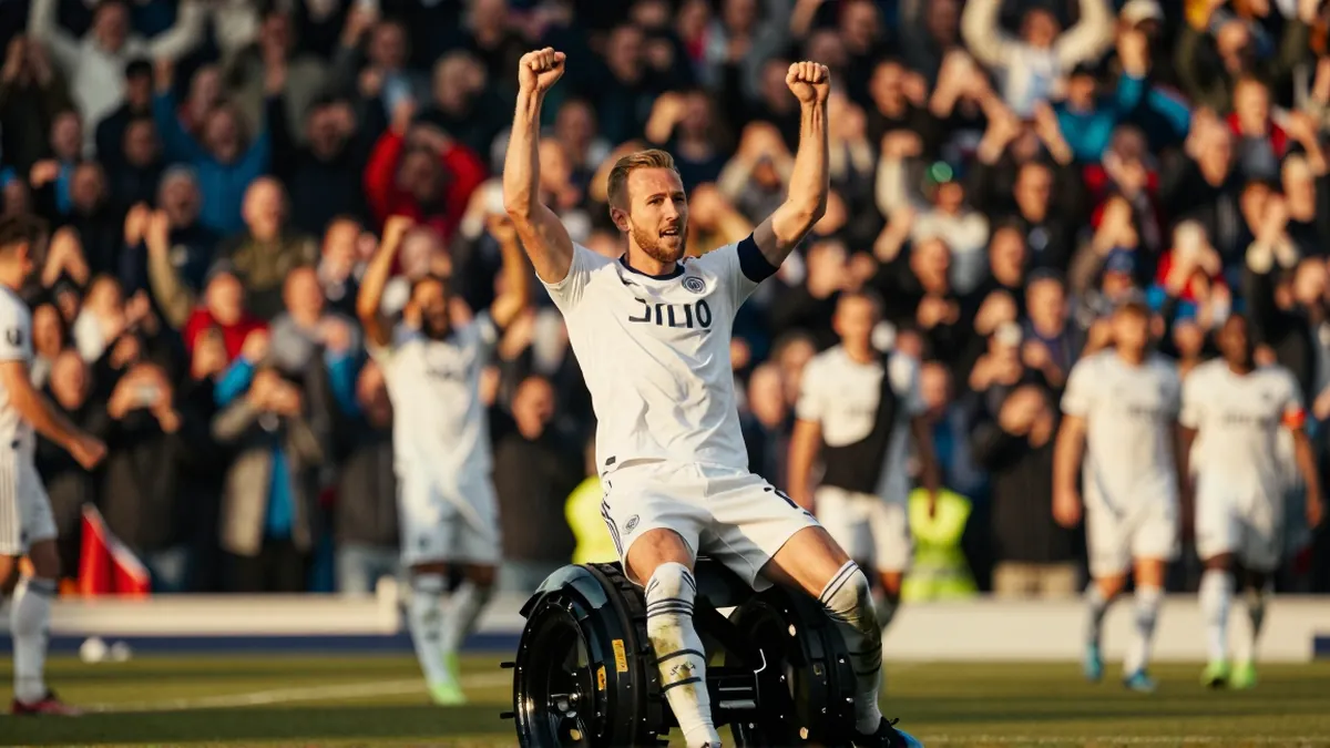 England edges ahead with Kane's strike